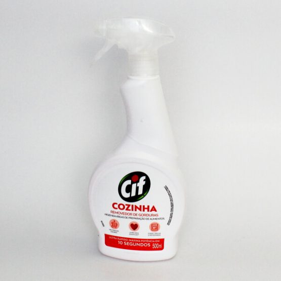DESENGORDURANTE CIF COZINHA C/ PULVERIZADOR TRADICIONAL 500 ML.