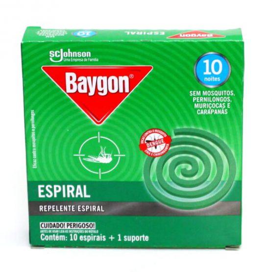INSETICIDA BAYGON ESPIRAL C/10