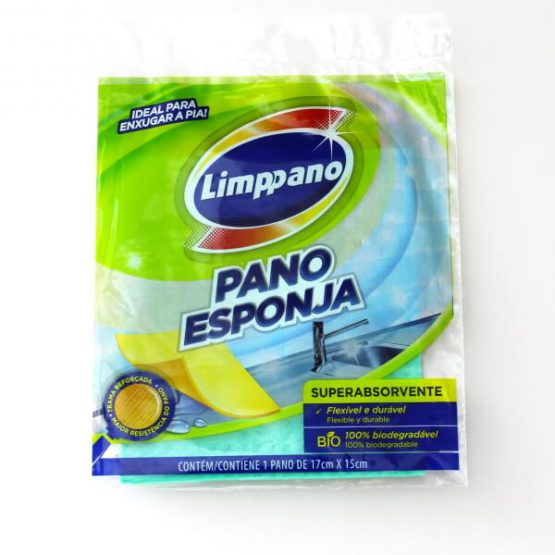 PANO ESPONJA VEGETAL PEQUENO LIMPPANO