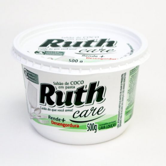 SABAO DE COCO RUTH EM PASTA 500 G.