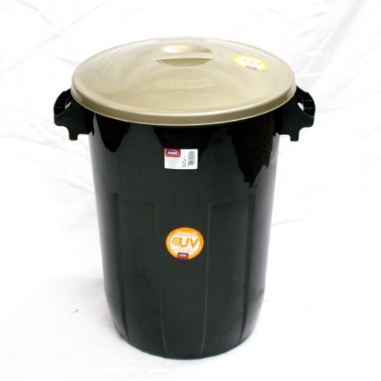 LIXEIRA PLASUTIL ECOBLACK C/ TAMPA 32,5 LITROS (REF. 15072)