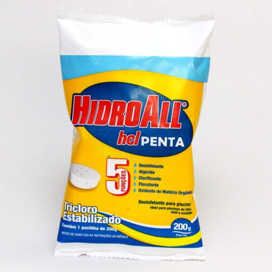 CLORO PASTILHA HCL PENTA 200 G.