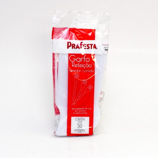 GARFO PLASTICO REFEICAO C/50