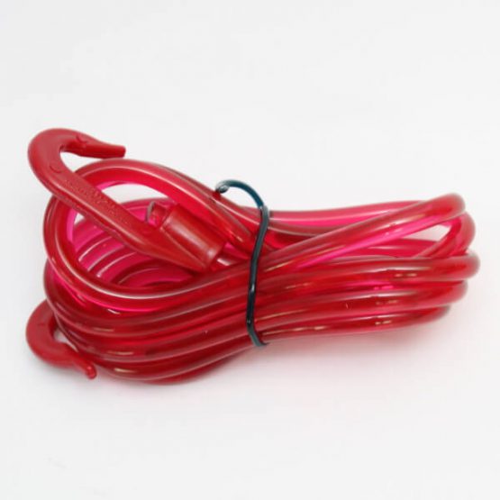 CORDA ELASTICA DE SILICONE C/ GANCHO 2,00 METROS