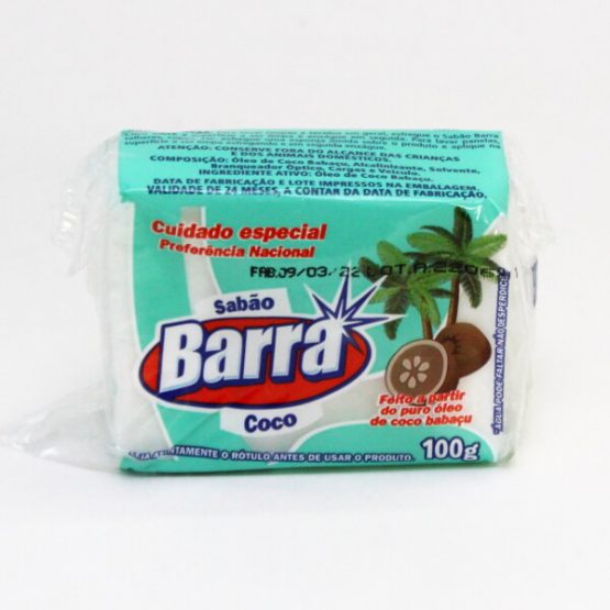 SABAO DE COCO BARRA 100 G.