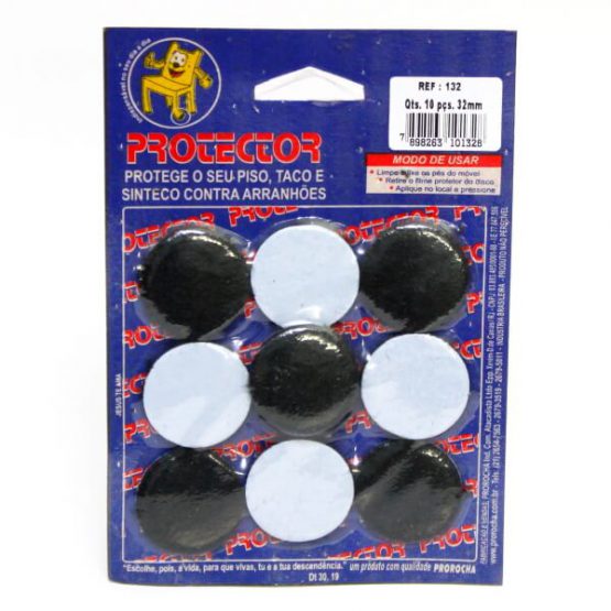 FELTRO AUTO ADESIVO 32X32 MM C/10