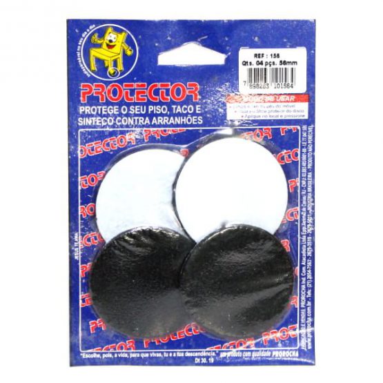 FELTRO AUTO ADESIVO 56X56 MM C/4