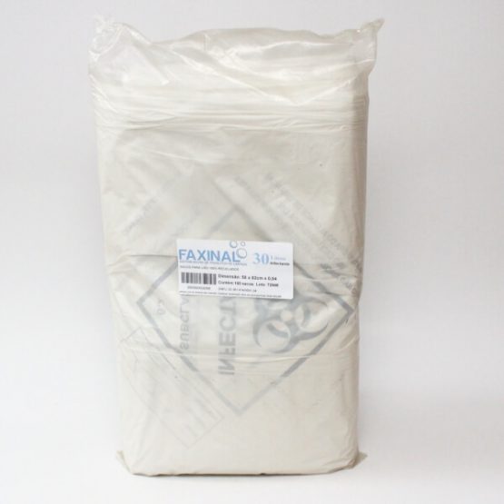 SACO P/ LIXO FAXINAL INFECTANTE 40 LITROS 50X60X0,04 C/100