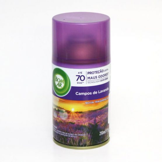 PURIFICADOR BOM AR FRESH MATIC REFIL LAVANDA 250 ML.