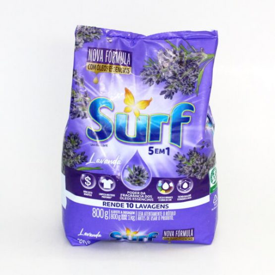 SABAO EM PO SURF FLOR DE CEREJEIRA E LAVANDA 800 G.