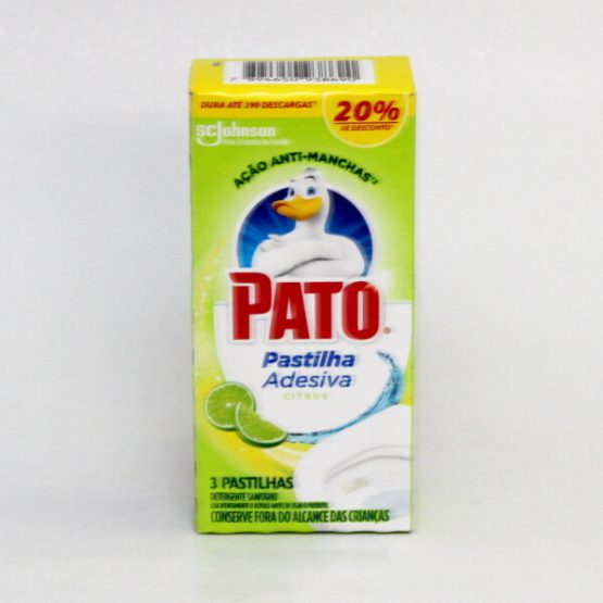 PATO PURIFIC PASTILHA ADESIVA CITRUS C/3