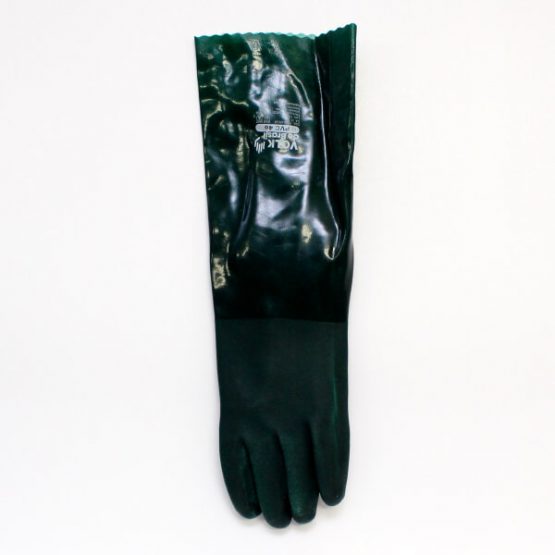 LUVA DE PVC C/ FORRO PALMA ASPERA 46 CM.