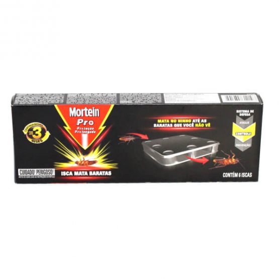 INSETICIDA MORTEIN ISCA P/ BARATAS C/6