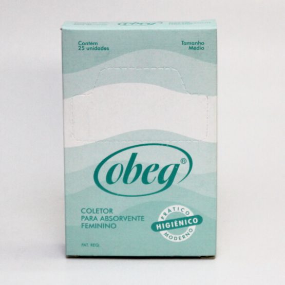 SACO PLASTICO P/ ABSORVENTE HIGIENICO OBEG C/25 VERDE