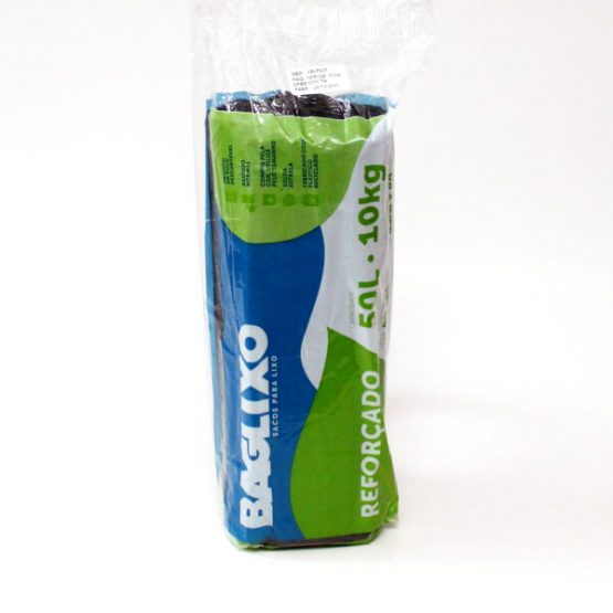 SACO P/ LIXO BAGLIXO REFORCADO 50 LITROS 63X80 C/50