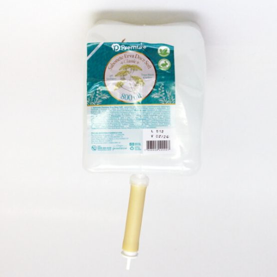 SABONETE LIQUIDO PREMISSE REFIL ERVA DOCE SOFT 800 ML.