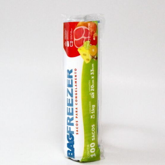 SACO P/ CONGELAMENTO 20 X 33 BAG FREEZER C/100