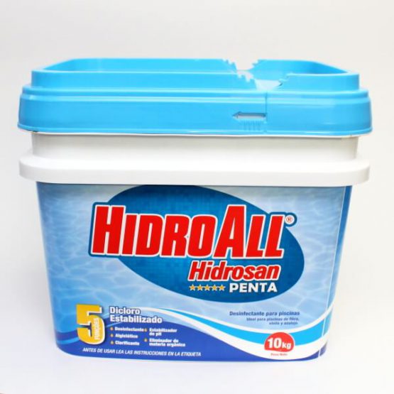 CLORO HIDROSAN PENTA GRANULADO 10 KG.