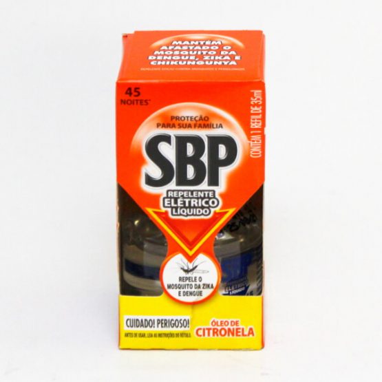INSETICIDA SBP 45 NOITES CITRONELA REFIL