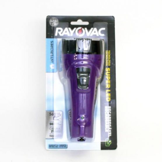 LANTERNA RAYOVAC SUPER LED RECARREGAVEL