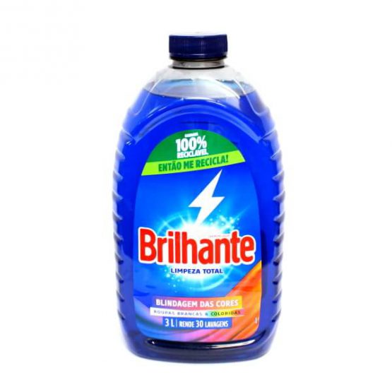 LAVA ROUPAS BRILHANTE 3 LITROS