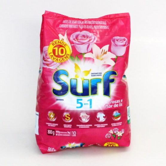SABAO EM PO SURF ROSAS E FLOR DE LIS 800 G.