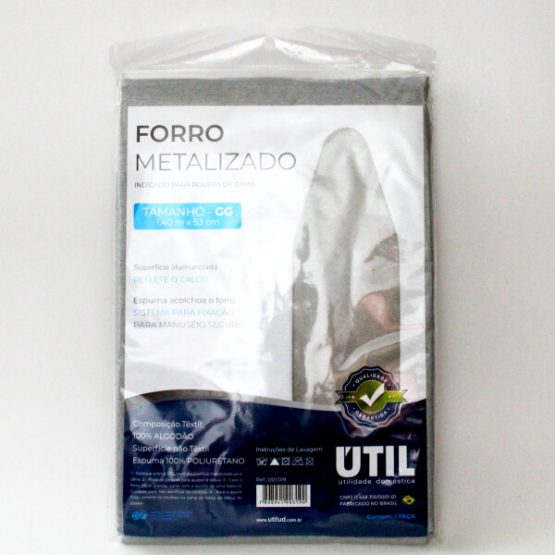FORRO ALUMINIZADO UTIL 1,40 X 0,53
