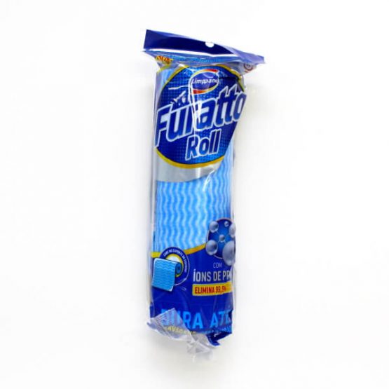 PANO MULTIUSO FURATTO ROLL PICOTADO AZUL C/20