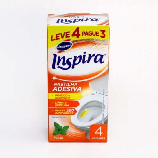 INSPIRA PASTILHA ADESIVA FRESH C/3