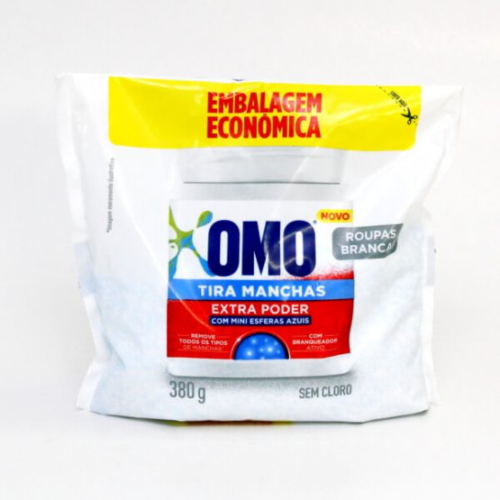 TIRA MANCHAS OMO ROUPAS BRANCAS REFIL 380 G.