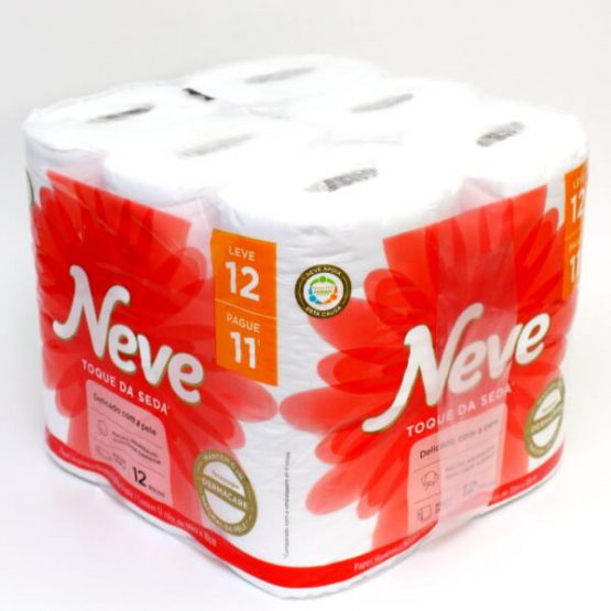 PAPEL HIGIENICO NEVE FOLHA DUPLA C/12 X 20 M.