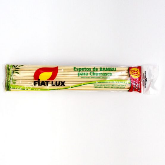 ESPETINHO DE BAMBU P/ CHURRASCO FIAT LUX 30CM C/50