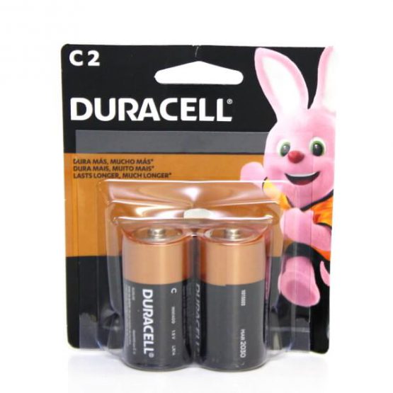 PILHA DURACELL MEDIA C/2