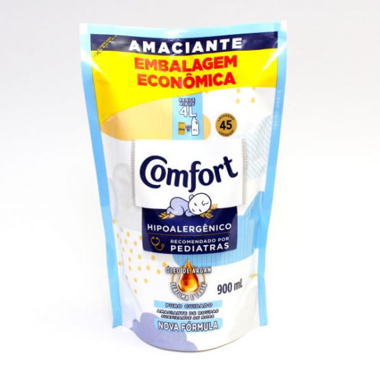 AMACIANTE COMFORT CONCENTRADO PURO CUIDADO SACHET 900 ML.