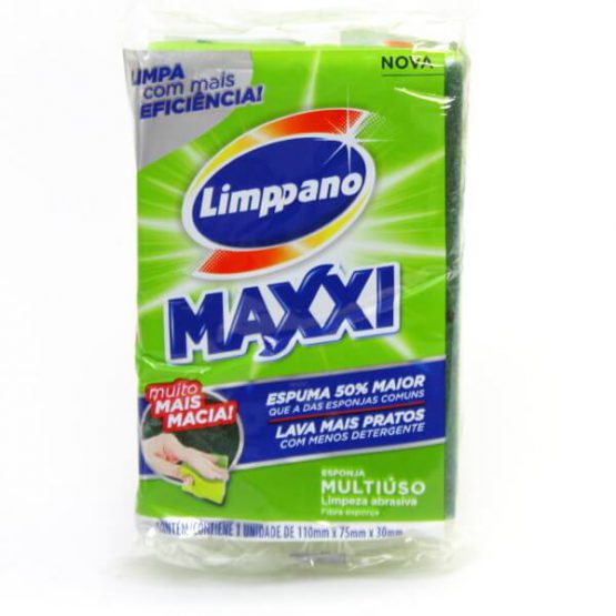ESPONJA LIMPPANO DUPLA FACE MAXXI UNITARIA