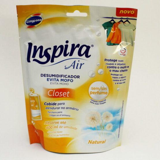 ANTIMOFO INSPIRA CLOSET NATURAL 200 G.
