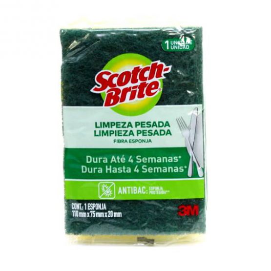 ESPONJA SCOTCH BRITE DUPLA FACE LEVE 4 PAGUE 3