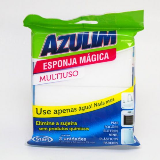 ESPONJA AZULIM MAGICA C/ 2 UNIDADES