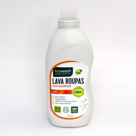 LAVA ROUPAS BIOWASH BIODEGRADAVEL CITRUS 1 LITRO