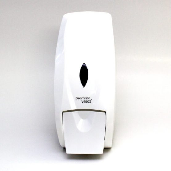 DISPENSER PLASTICO PREMISSE VELOX P/ SABONETE OU ALCOOL EM GEL S/ RESERVATORIO (SABONETEIRA)