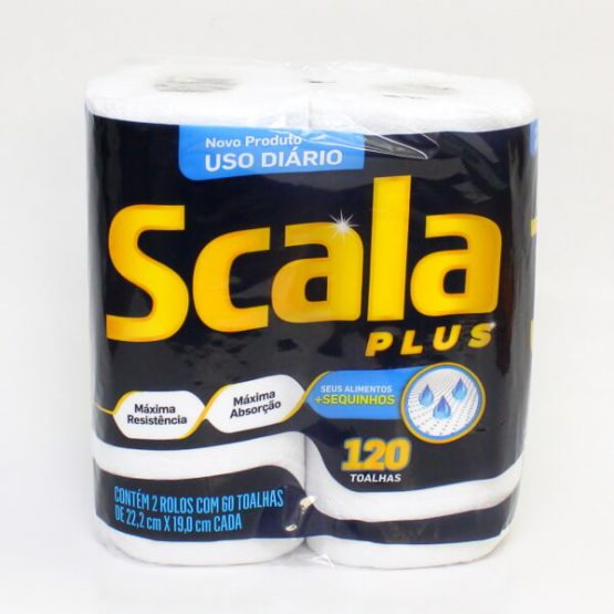 PAPEL TOALHA SCALA PLUS C/2 ROLOS