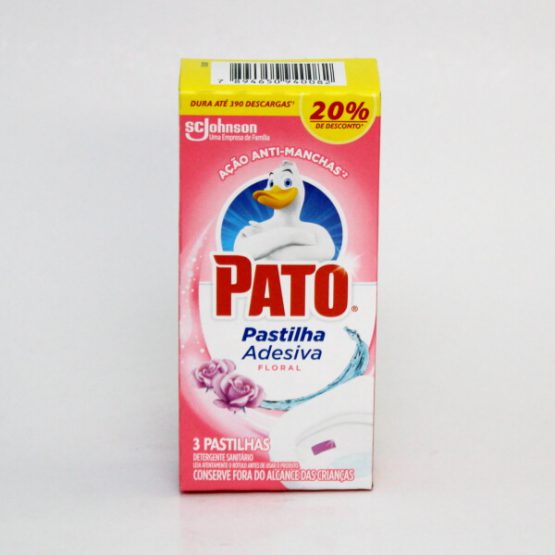 PATO PURIFIC PASTILHA ADESIVA FLORAL C/3