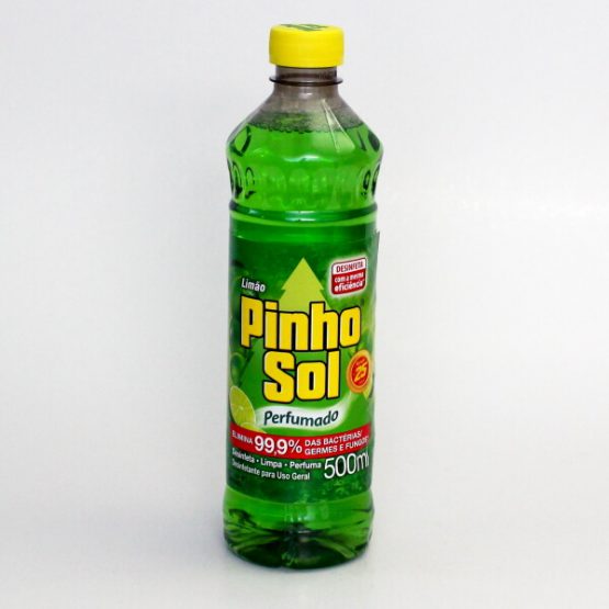 DESINFETANTE PINHO SOL LIMAO 500 ML.
