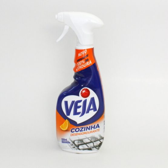 DESENGORDURANTE VEJA LARANJA C/ PULVERIZADOR 500 ML.