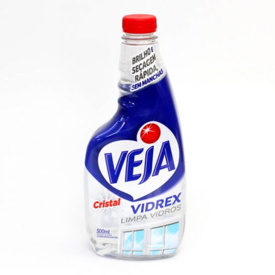 LIMPA VIDROS VIDREX CRISTAL REFIL 500 ML.