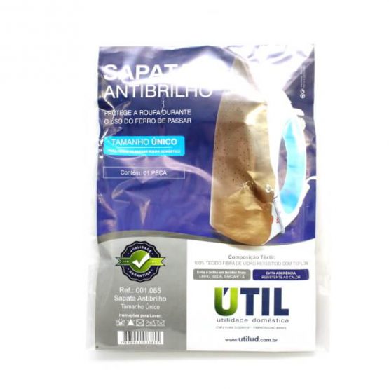 SAPATA ANTIBRLHO UTIL P/ FERRO DE PASSAR ROUPAS