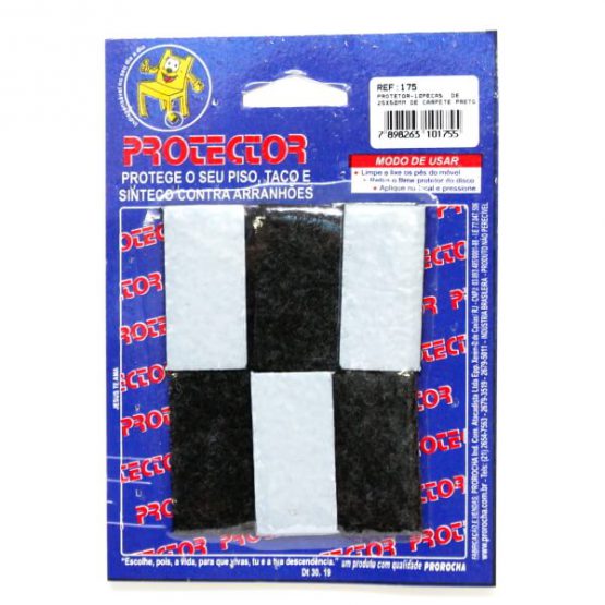 FELTRO AUTO ADESIVO 25X50 MM C/10