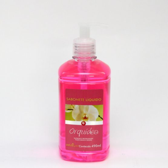 SABONETE LIQUIDO DETAGOLD ORQUIDEA 490 ML.